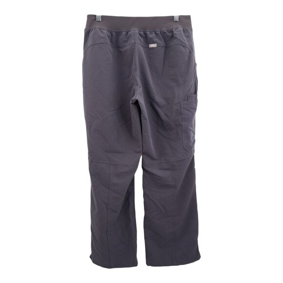Figs Scrub Pants Kade Cargo Bottoms Utility Nursing Medical Large Petite Gray - Picture 7 of 9